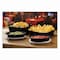 Pactiv Evergreen Newspring VERSAtainer Microwavable Containers, Oval, 8 oz, 5.7x4x1.45, Black/Clear, Plastic, 150PK OC08B - alternate 3